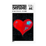 Holly's heart postage