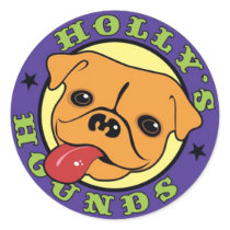 Holly's Hounds Sticker by hollycejones Holly's Hounds Sticker