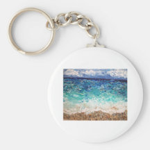 "Hollywood Beach" Keychain