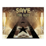 Hollywood Bling Save The Date Post Card