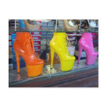 Hollywood Blvd Shoes Post Card