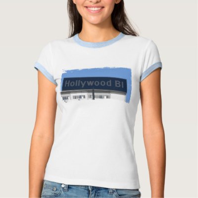 Hollywood Blvd T Shirt by DonnaGrayson