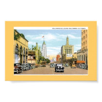 Hollywood Blvd. Vintage Postcard posters by renee869hello Hollywood Blvd. Vintage Postcard posters