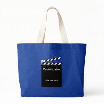 Hollywood Clapper Board Customizable Canvas Bags