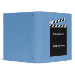 Hollywood Clapper Board Customizable binders