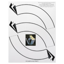 "Hollywood" Cupcake Wraps Letterhead Design