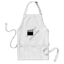 hollywood film clapper apron