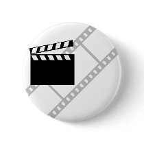 hollywood film clapper buttons by Tomaniac hollywood film clapper buttons