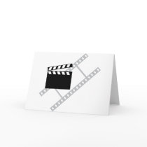 hollywood film clapper card