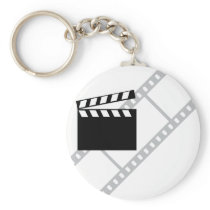 hollywood film clapper key chain