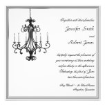 Hollywood Glamour Chandelier Invitation