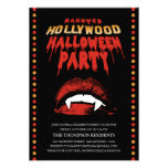 Hollywood Halloween Party Invitations
