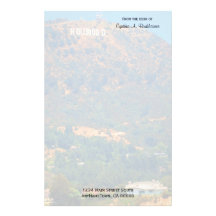 Hollywood Hills Personalized Stationery