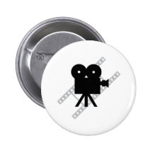 hollywood movie cine camera film pin