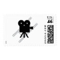 hollywood movie cine camera film postage