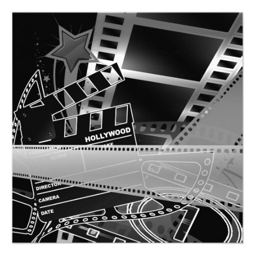 Hollywood Prom Invitations