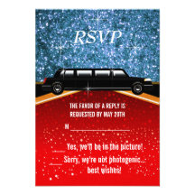 Hollywood Red Carpet Invitation Template