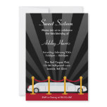 Hollywood Red Carpet Limo Sweet 16 Invitation