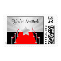 Hollywood Red Carpet Star Silver Postage Stamps