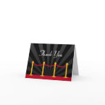 Hollywood Red Carpet Thank You cards