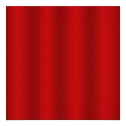 Hollywood Red Curtain Prom Formal Square Custom Announcements