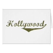 Hollywood  Revolution t shirts Greeting Card