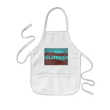 Hollywood sign Los Angeles Aprons