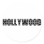 Hollywood Stars Sign Sticker