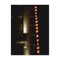 Hollywood & Vine Postcard by TravelPhotos Hollywood & Vine Postcard