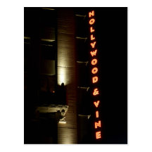 Hollywood & Vine Postcard
