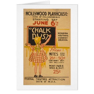 Hollywood Youth Comedy 1936 WPA Greeting Cards by lc_wpa