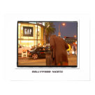 postcard - Homeless person on Hollywood Blvd.