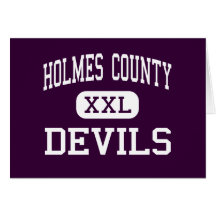 Holmes County - Devils - High - Bonifay Florida Card