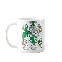 Holmes Family Crest mugs