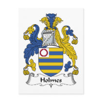 Holmes Family Crest postcards