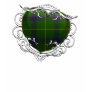 Holmes Tartan Heart