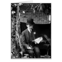 'Holmes' the drag king Greeting Cards