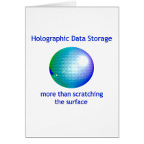 Holographic Data Storage cards by qshirts Holographic Data Storage cards
