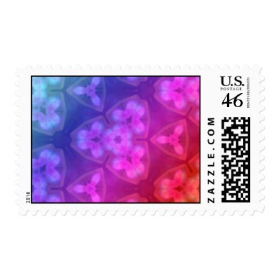 Holographic Flakes Postage by bazanster2