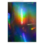 Holographic Flame Greeting Cards