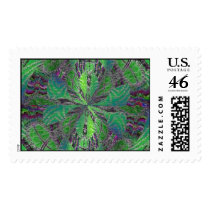 Holographic Greenery postage