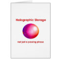 Holographic Storage cards