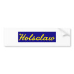 Holsclaw Fender Sticker Bumper Sticker