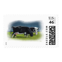 HOLSTEIN COWS IN PASTEL postage by joyart HOLSTEIN COWS IN PASTEL postage