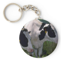 Holstein Dairy Cattle Keychains