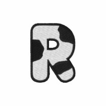 Holstein Letter R embroidered shirts