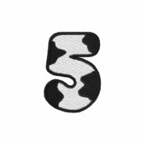 Holstein Number 5 embroidered shirts
