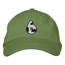 Holstein Number 6 embroidered hats