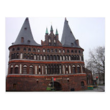 Holsten Gate -  Lubeck Germany Postcard
