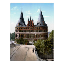 Holstentor of Luebeck posters